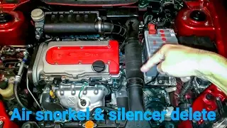 Air Filter Snorkel Silencer Delete Sprint 0-100 km/h Open Pod Sound Test Proton Campro CPS | Cars