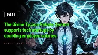 The Divine Tycoon Rebate System supports tech startups by doubling employee salaries.