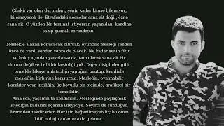 “Konuşan Mektuplar: Ustalardan Gençlere Mesajlar”, 9. Bölüm, Mustafa Çavuş