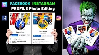 Picsart - Facebook Instagram Profile Photo Editing | Facebook Profile Screenshot Photo Editing