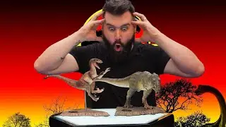 Jurassic Park PVC Prime 1 Studio - Velociraptor Jump et T-Rex JP III en Coup de Coeur !