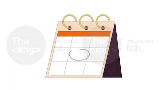 Encircling calendar date on flip calender line 2D object animation