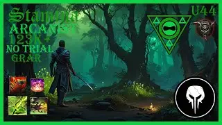 ESO Stamina Arcanist Trial Gear Free 123k+ DPS Build, Update 44, PS 5 EU