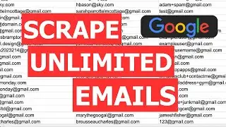 How to Scrape Unlimited Emails from Google for Cold Email Marketing | Google Data Scraping