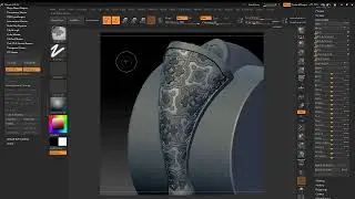 j-DESIGN.PRO Создание бесшовного 3d паттерна в Рино и Зибраш .  3d pattern in Rhinoceros and Zbrush