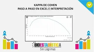 Cálculo de Kappa de Cohen en Excel, e interpretación