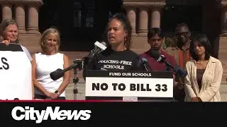 Protesters demand funding to tackle school violence, saying 'no' to cops in classrooms