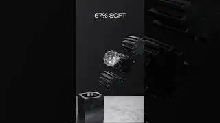 0% vs 100% Sphere Softness 3D Soft Body Simulation #3d #shorts #blender