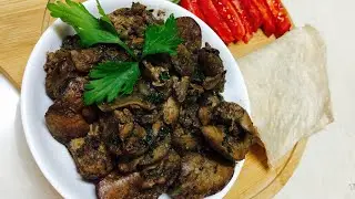 چۆنیەتی ئامادەکردنی جەرگی مریشک 😋🐓 Ⅰ chonyate amadakrdne jarge mreshk Ⅰ دایکی نونە