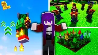 Melhorando o Jetpack e come&ccedil;ando o Mystical Agriculture no All The Mods 9! - (Minecraft 1.20)