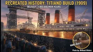 The Construction of the Titanic (1909) in Belfast.