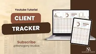 Client Tracker Tutorial | Client Database Task and Communication Log Excel Google Sheets