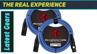 KIRLIN MWC-270PB-20/BLA 2 Pack 20FT XLR Cables: Essential Studio Gear