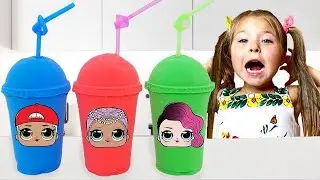 Nelly Ninelly pretend play with Kinetic Sand