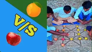 Traditional Outdoor Games with a Twist of Fruit || Star Setup game !