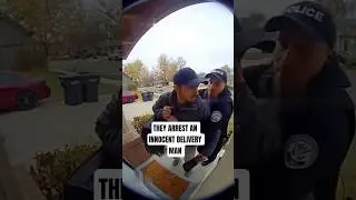 IMMIGRATION Police Arrest a MEXICAN Delivery Man! #shorts #usa