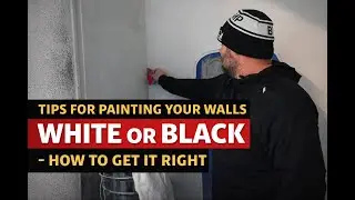 Tips for Painting Your Walls White or Black &ndash; How to Get It Right