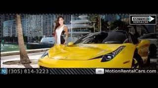 Miami Rent A Car Luxury Exotic Car Rentals | Motion Rent A Car Miami Airport MIA South Beach