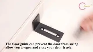 Cashlay sliding barn door floor guide installation