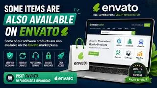 Some items are sold exclusively on Envato