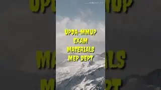 UPDA-MMUP EXAM MATERIALS, QATAR Engineers Exam preparation