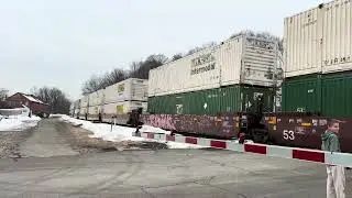 Brady Sees Z264 W/ Friendly Engineer Thru West Springfield & Beautiful Lackawanna 1074 Assisting
