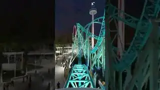 HangTime's at Knott's Berry Farm's Animated Night VERTICAL POV