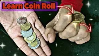 How to Roll a Coin Across Your Knuckles | Coin Trick [HD]