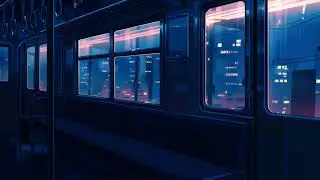 Night Train Ride Home 🚆🌌 | Purple Line Smooth Lofi Beats for Late-Night Focus & Relax