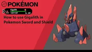 How to use Gigalith in Pokemon Sword and Shield (Gigalith Moveset)