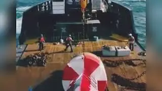 Installing safe water buoy
