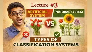 Artificial vs Natural System🌿 | Types of Classification  Systems | Lecture #3
