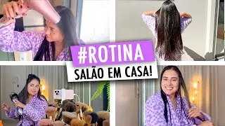 MINHA ROTINA CAPILAR | Tudo que fiz em um dia!
