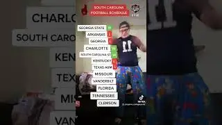 SOUTH CAROLINA FOOTBALL SCHEDULE