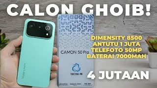 Tecno Camon 50 Pro 5G 4 Jutaan! AnTuTu 1 Juta + Triple Setup Camera - Launch Januari 2026