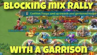 Lords Mobile - Taking MIX rally with garrison. Is it possible? Lets see