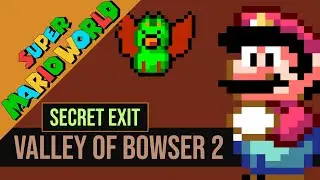 Secret Exit of Valley of Bowser 2 | Super Mario World (SNES) | Video Guide