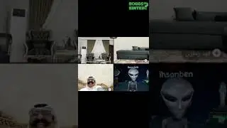 real life alien on zoom call - bogos binted? now available on steam #funny #gaming #clips #coop
