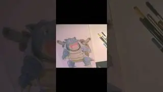 Can I Draw Every Pok&eacute;mon? 🐢💦 Blastoise (#009) | Pok&eacute;dex Art Series by Spinksy64