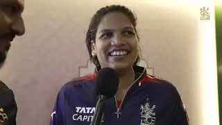 Asha Sobhana in the house for RCB vs UP Warriorz | WPL 2025