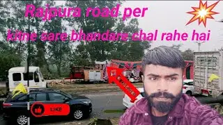 Rajpura road per kitne sare bhandare chal rahe hai 🤷😲👀👄🔥🤓😲🕉️🚩