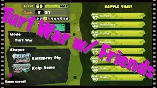 Splatoon Turf War with Friends (1080p60fps) pre Update 2.2.0