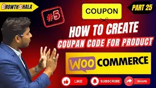 Step-by-Step: Create Coupon Code in WooCommerce  WordPress tutorials (Part 5) #25