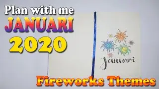 🦋PLAN WITH ME✨ || Bullet Journal Januari 2020 Fireworks Themes✨