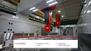 Futuramic |  2 Dual Gantry Breton High Speed 5-Axis FLYMILL Machining Centers