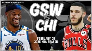 Golden State Warriors vs Chicago Bulls Full Game Highlights | Feb 8 | 2025 NBA Season