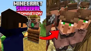 K&Ouml;YL&Uuml; &Ccedil;OĞALTMA | Minecraft Survival Otomasyon #02