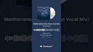 Mediterranean Drive Clean Vocal Mix  #synthwave  #vaporwave #retrowave #music #newmusic