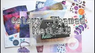 Galaxy Themed Mail: #2! | penpal with me