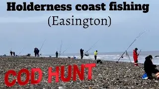 Holderness coast fishing. Easington. 